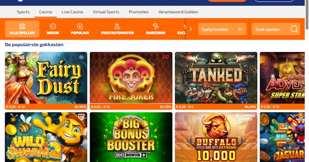 Betnation casino login en registratie met 200 gratis spins